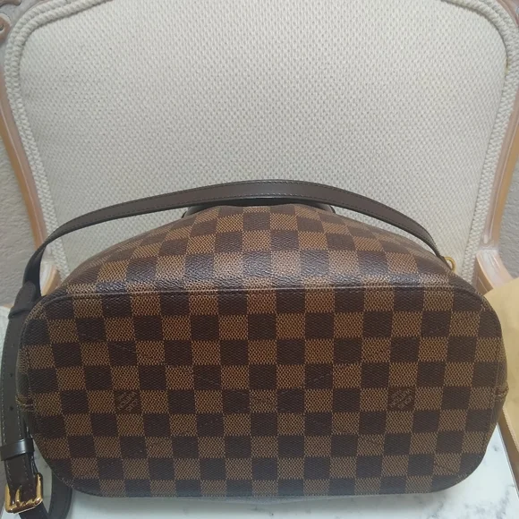 Authentic Louis Vuitton Sienna Damier Ebene MM Crossbody Bag with Strap - Picture 6 of 14